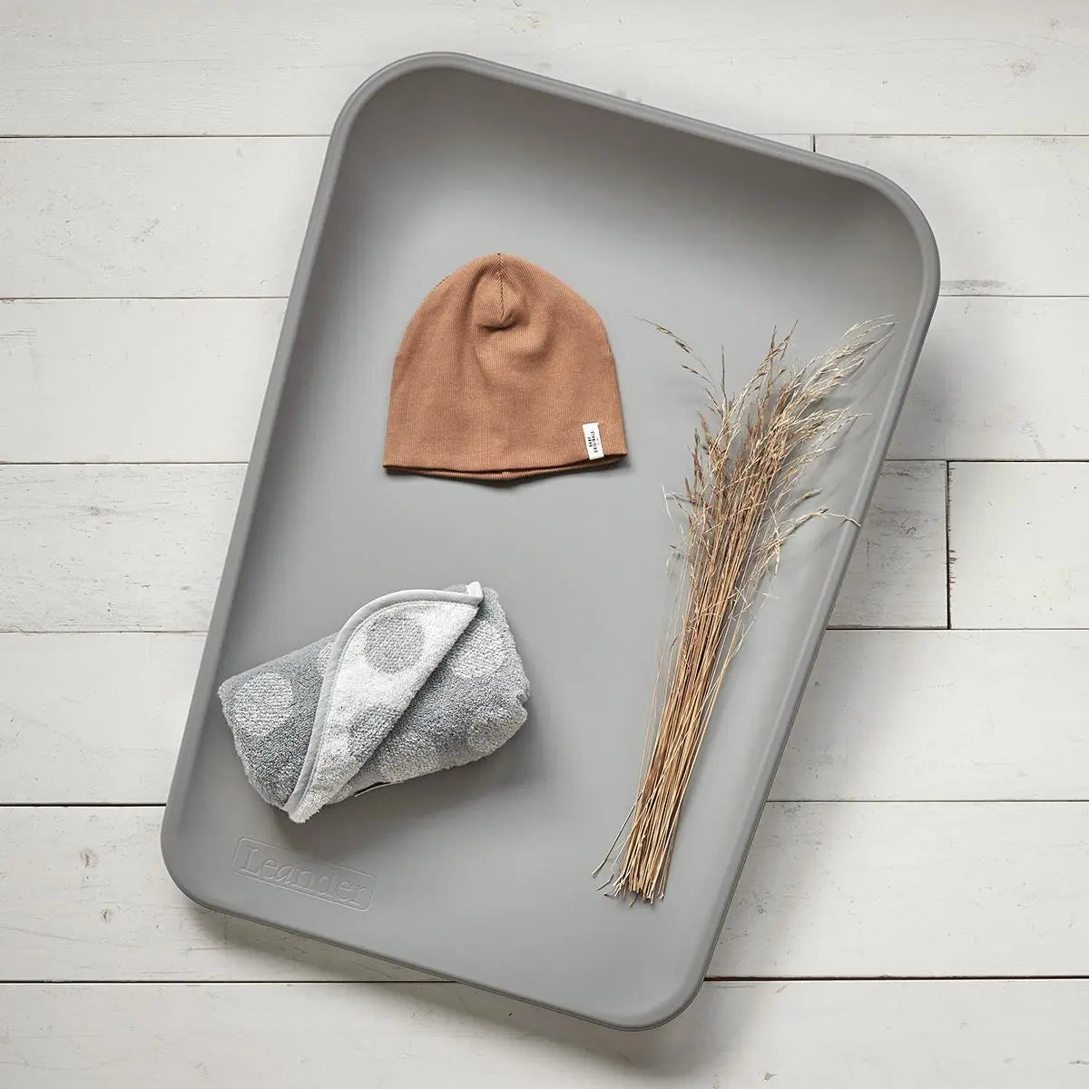 Leander Matty Change Mat - Pearl grey