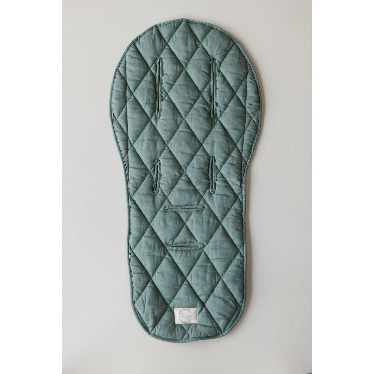 Linen Label Pram Liner  
