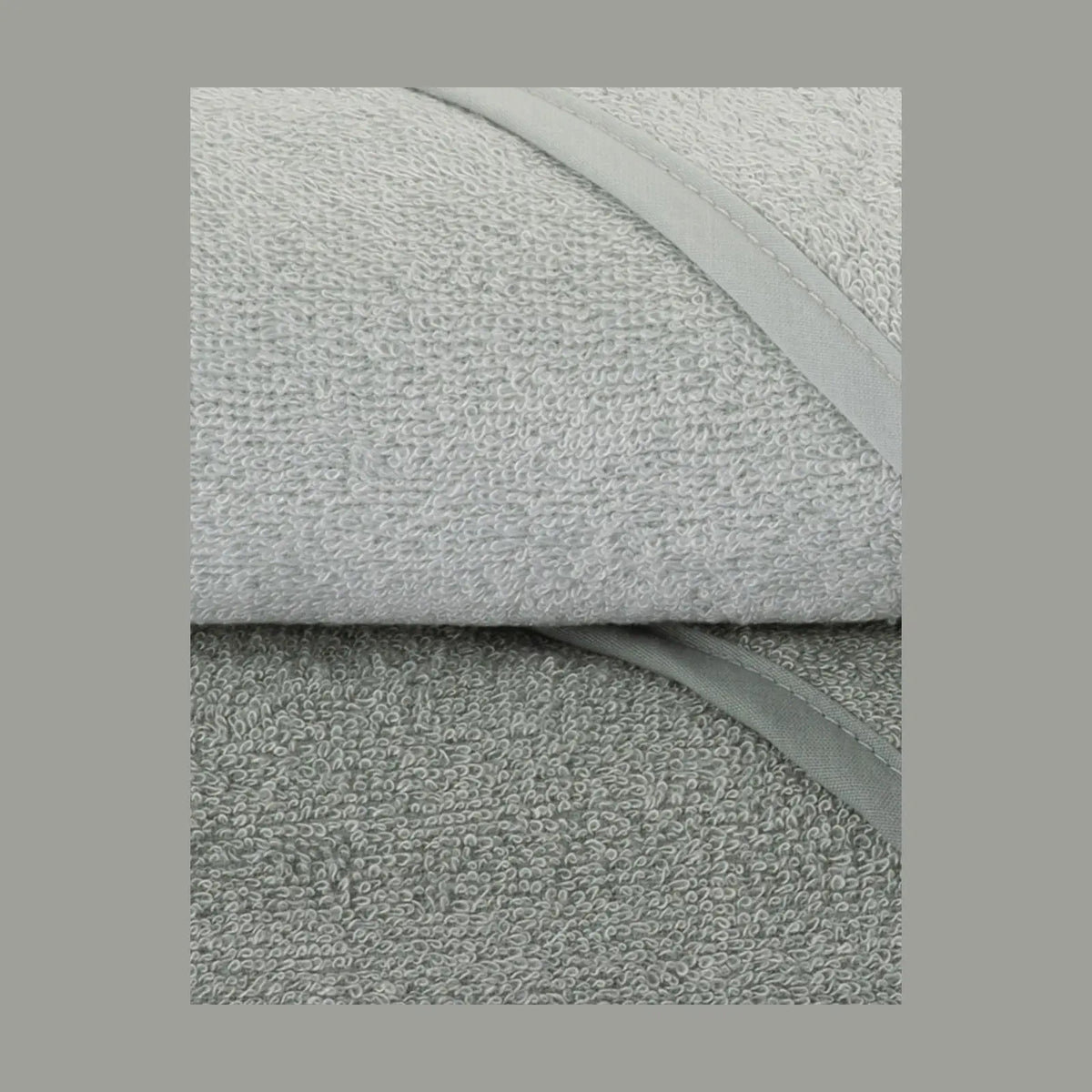 Shaped hood detail on the Turtle Bay bamboo towel