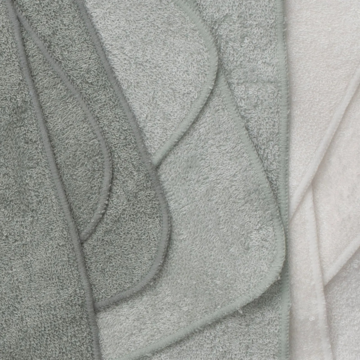 Close detail of Turtle Bay bamboo towelling weave