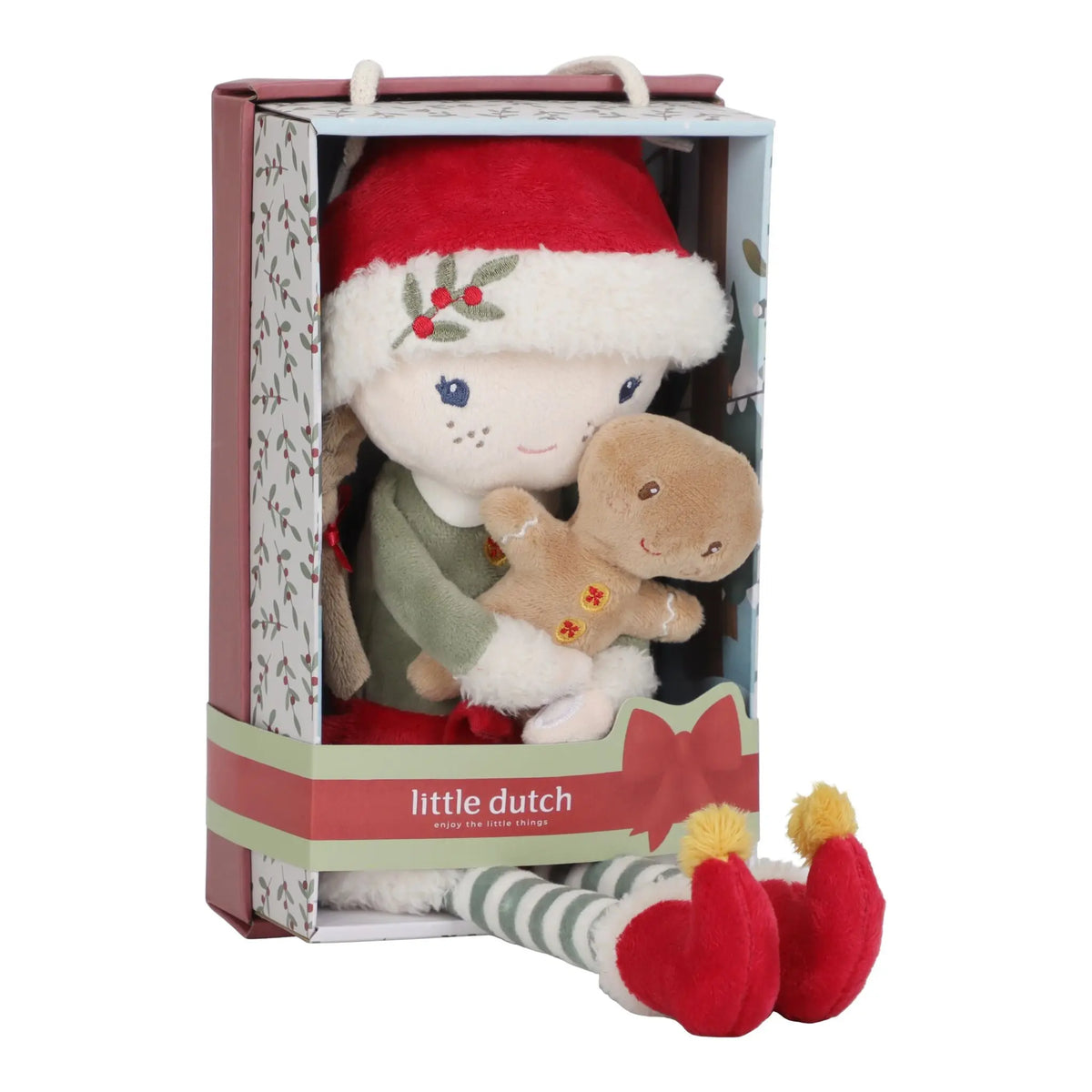 Little Dutch Christmas Doll Rosa with gingerbread man