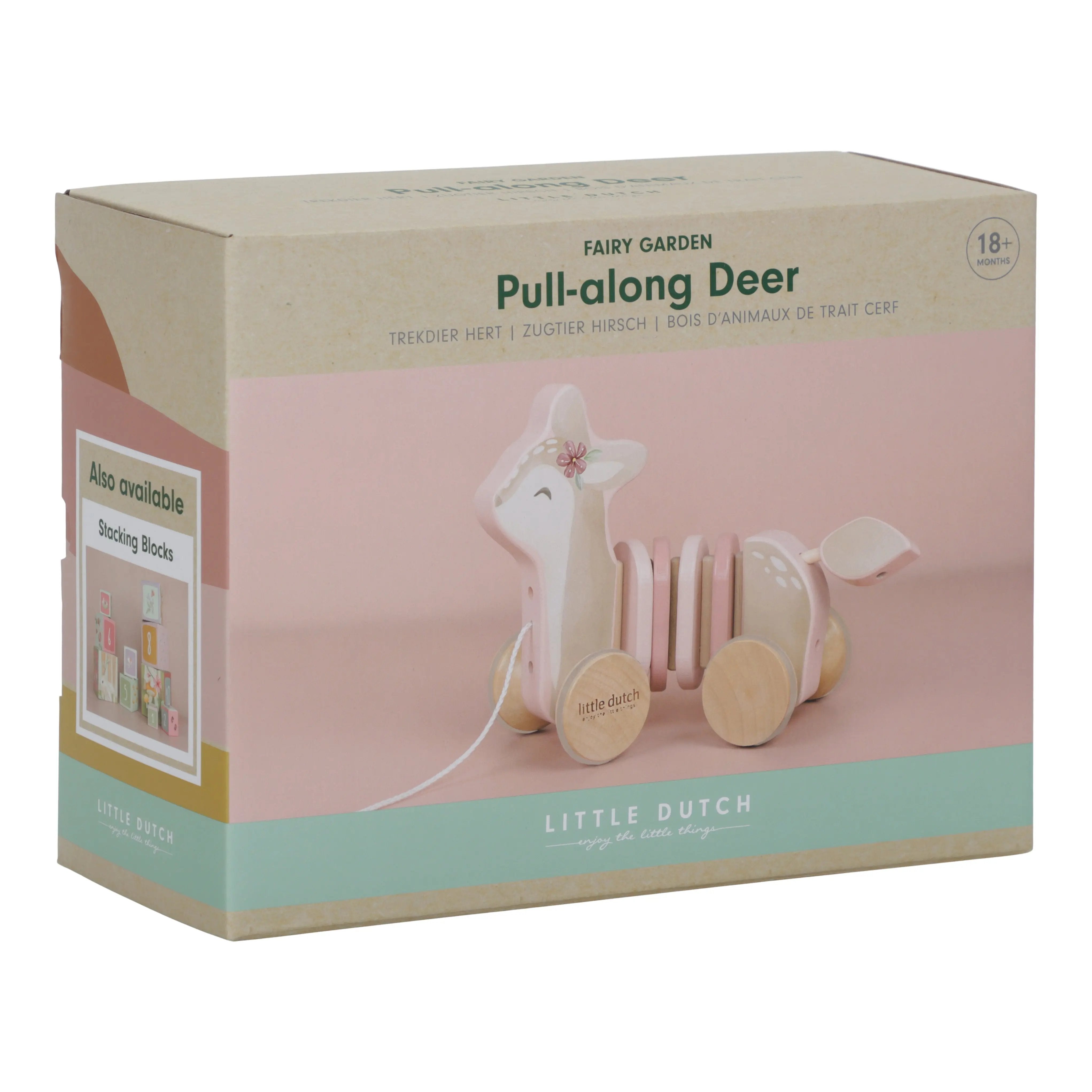Little Dutch Fairy Garden Pull-Along Deer