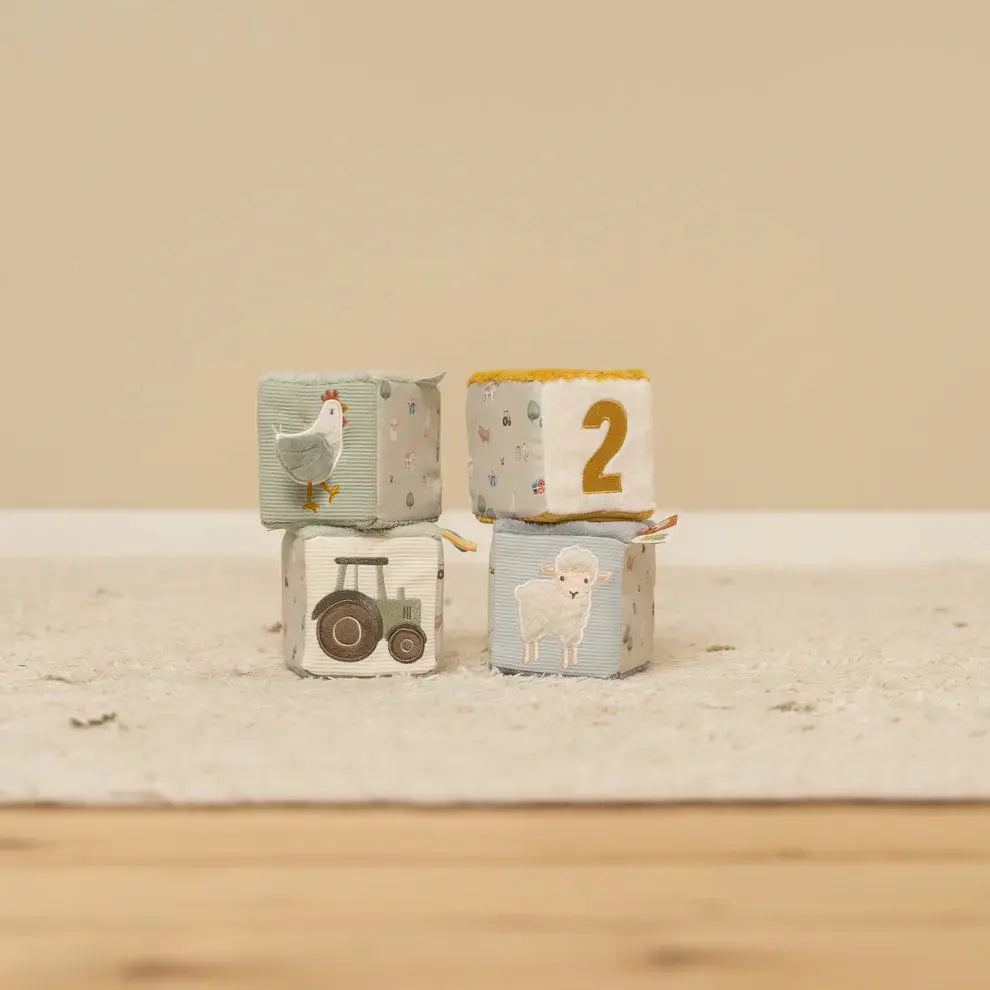 Little Dutch Little Farm 4 Soft Blocks