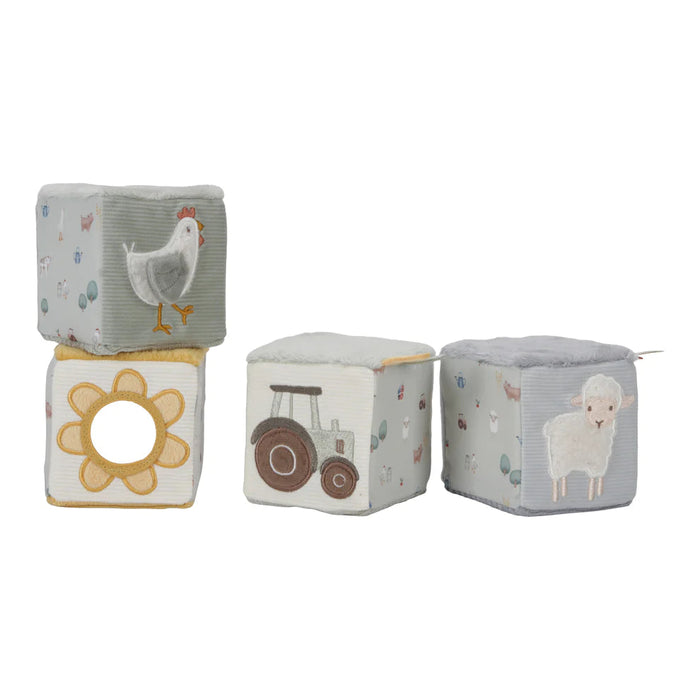 Little Dutch Little Farm 4 Soft Blocks