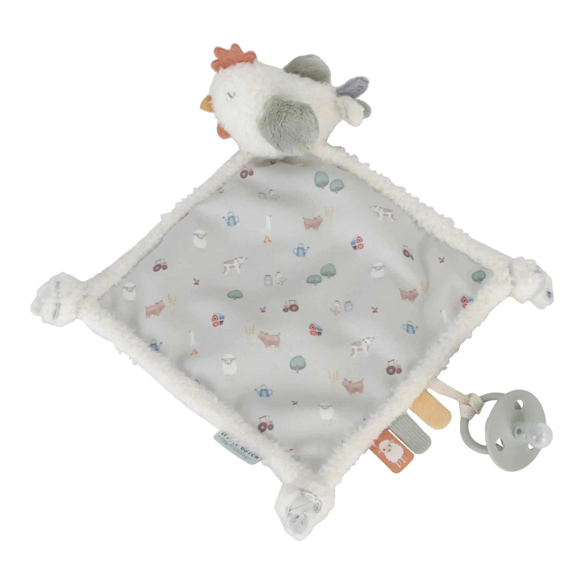 Little Dutch Little Farm Cuddle Cloth Chicken