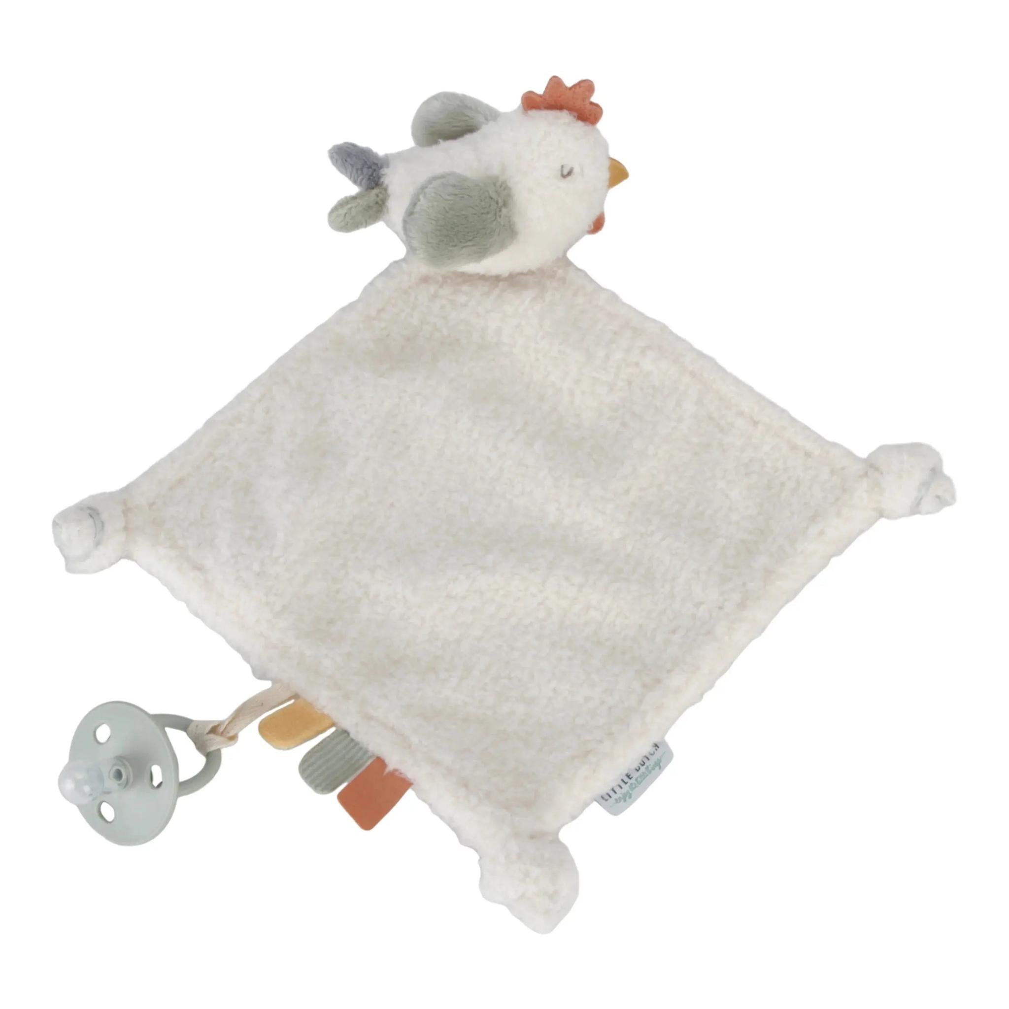 Little Dutch Little Farm Cuddle Cloth Chicken