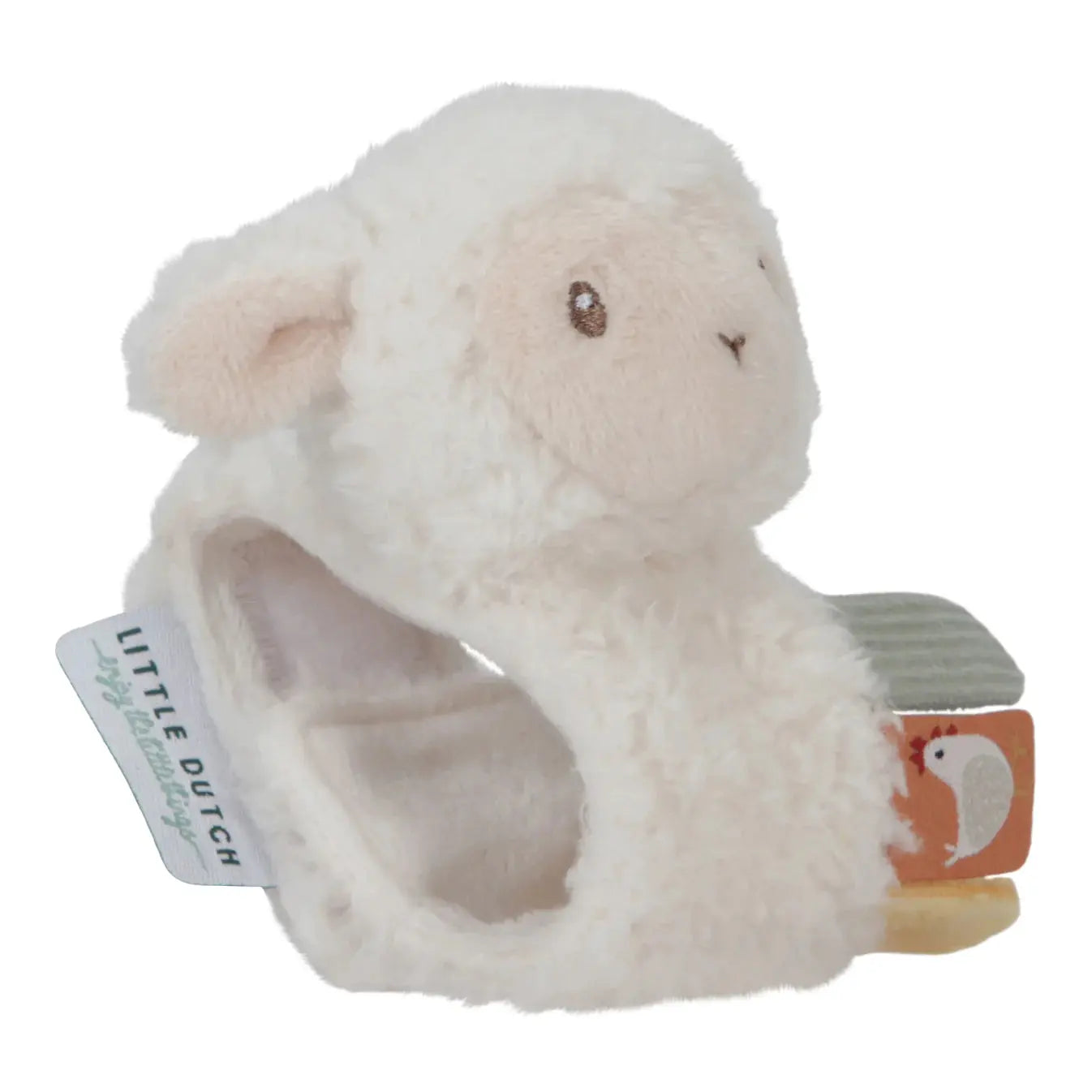 Little Dutch Little Farm Wrist Rattle Sheep