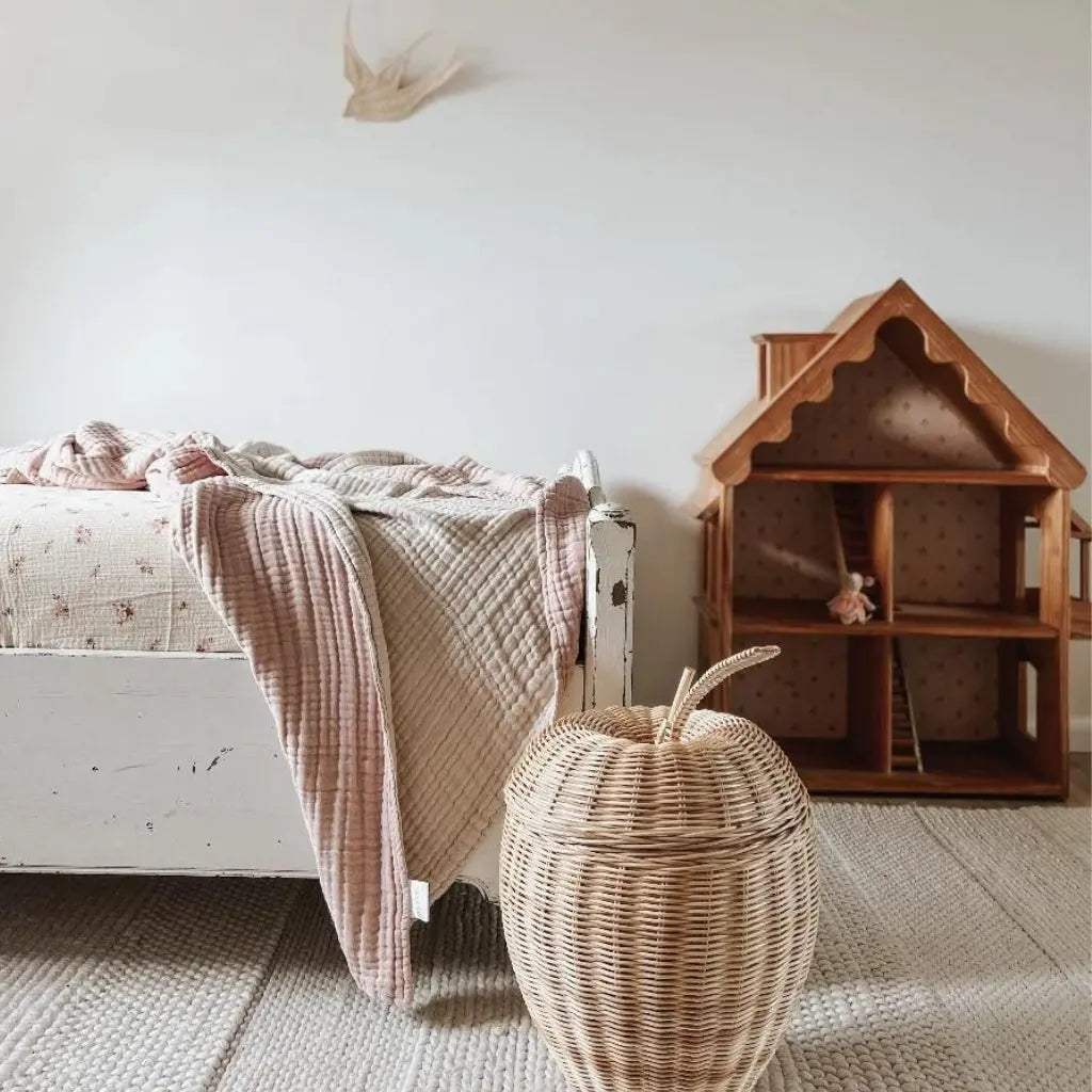 Little Myrtle Organic Cotton Fitted Cot Sheet - Australian Wax