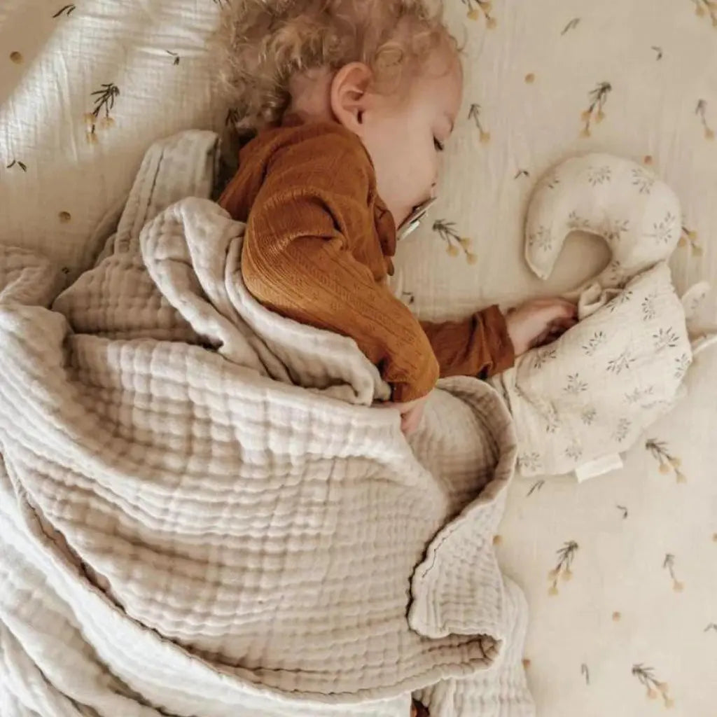 Little Myrtle Organic Cotton Fitted Cot Sheet - Billy Button