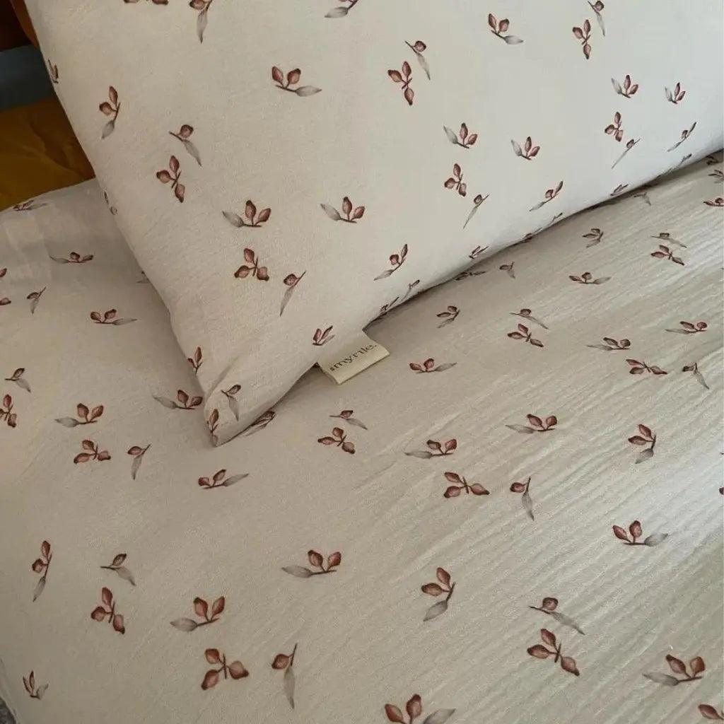 Little Myrtle Organic Cotton Fitted Cot Sheet - Gumnut