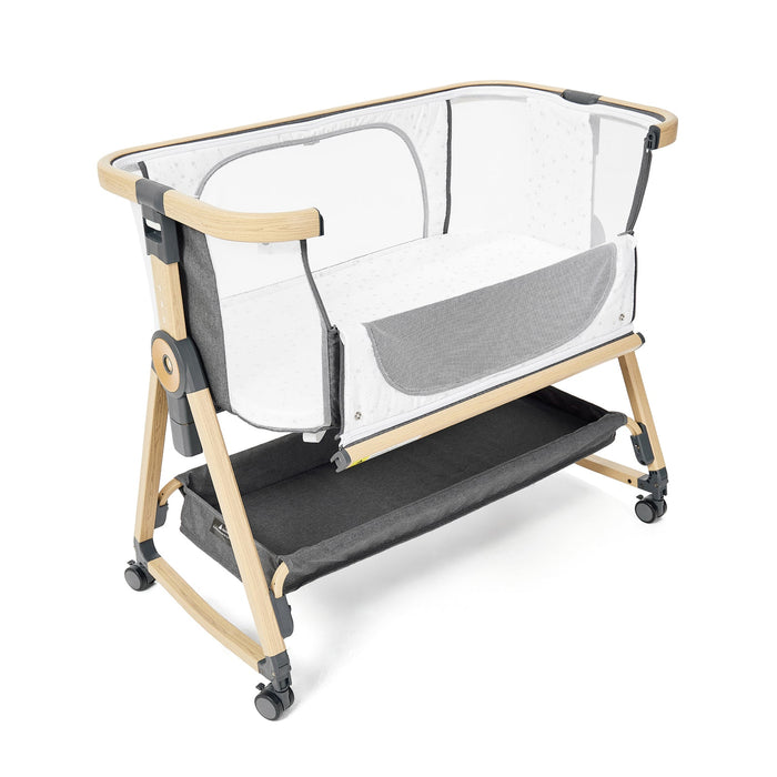 Little Riders Baby Bassinet Airflow with Mattress, Rocking Crib Co-sleeping cradle With Mosquito Net