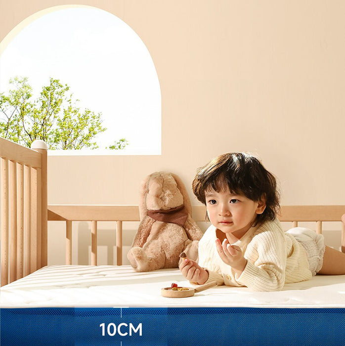 Little Riders Ellaboora Baby Cot 4 in 1 Premium Beach Wood With Mattress