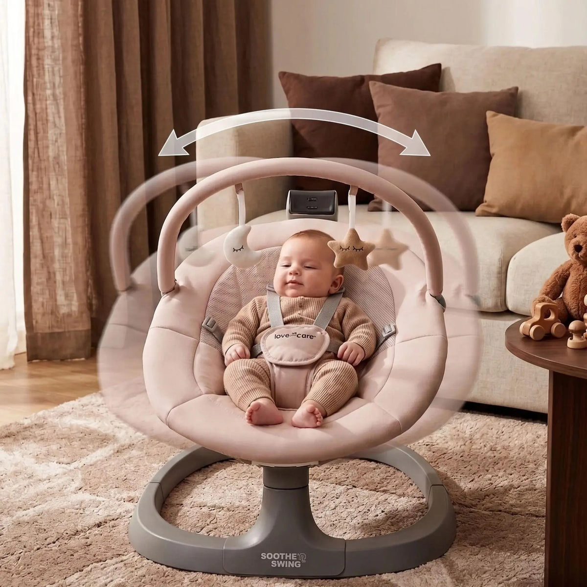Love N Care Soothe N Swing Electric Baby Swing  