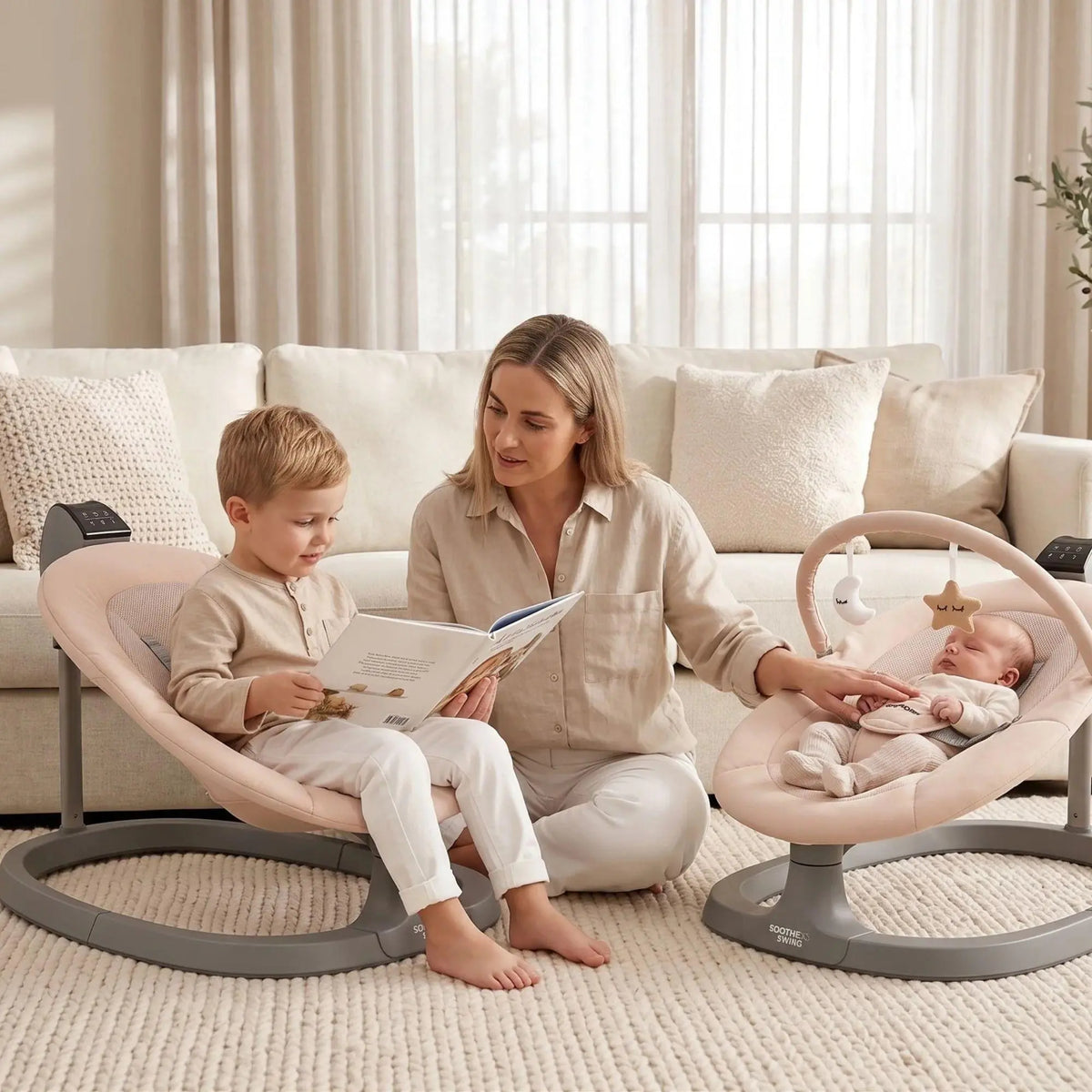 Love N Care Soothe N Swing Electric Baby Swing  