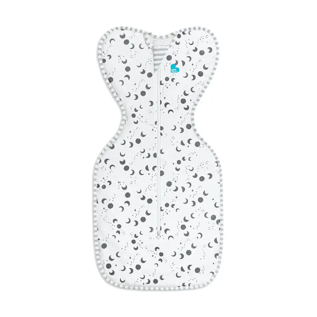 Love To Dream Swaddle Up Bamboo Lite 0.2 Tog Moonscape White