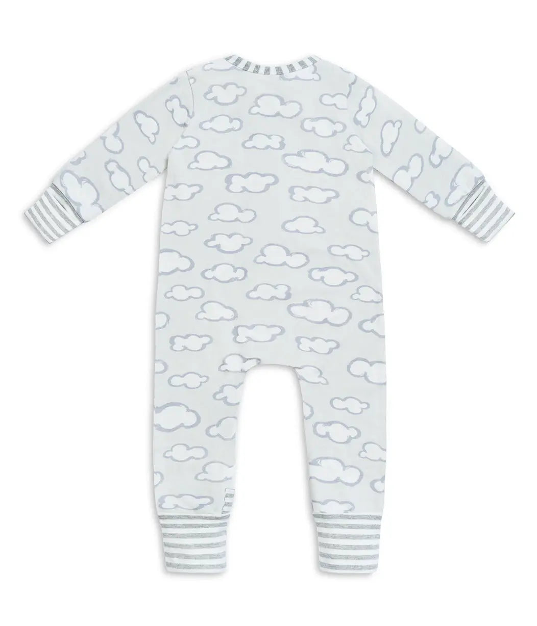 Love to Dream Footless Romper Cotton Grey Daydream