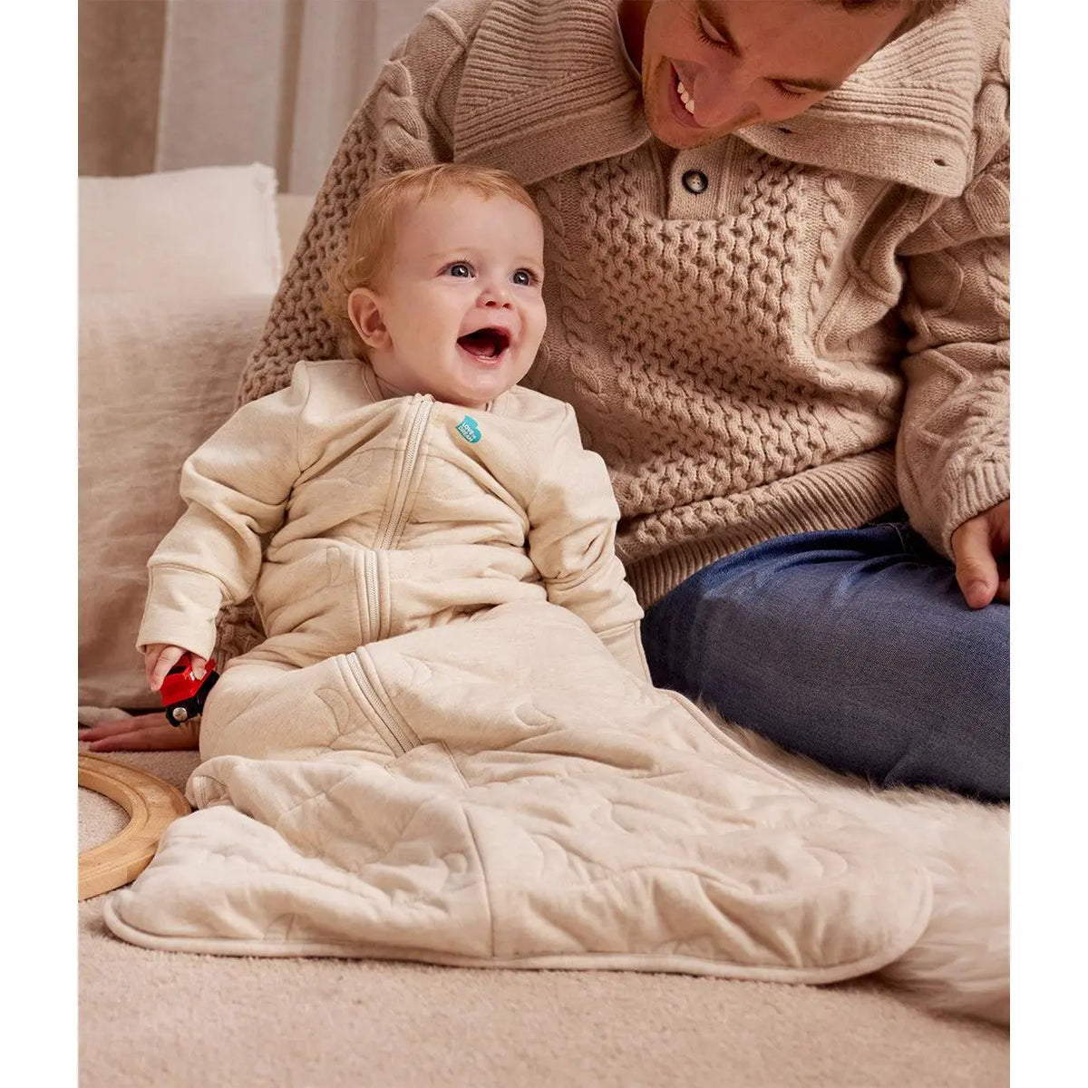 Love to Dream 3.5 TOG Sleep Bag Long Sleeve — fabric and fill composition detail