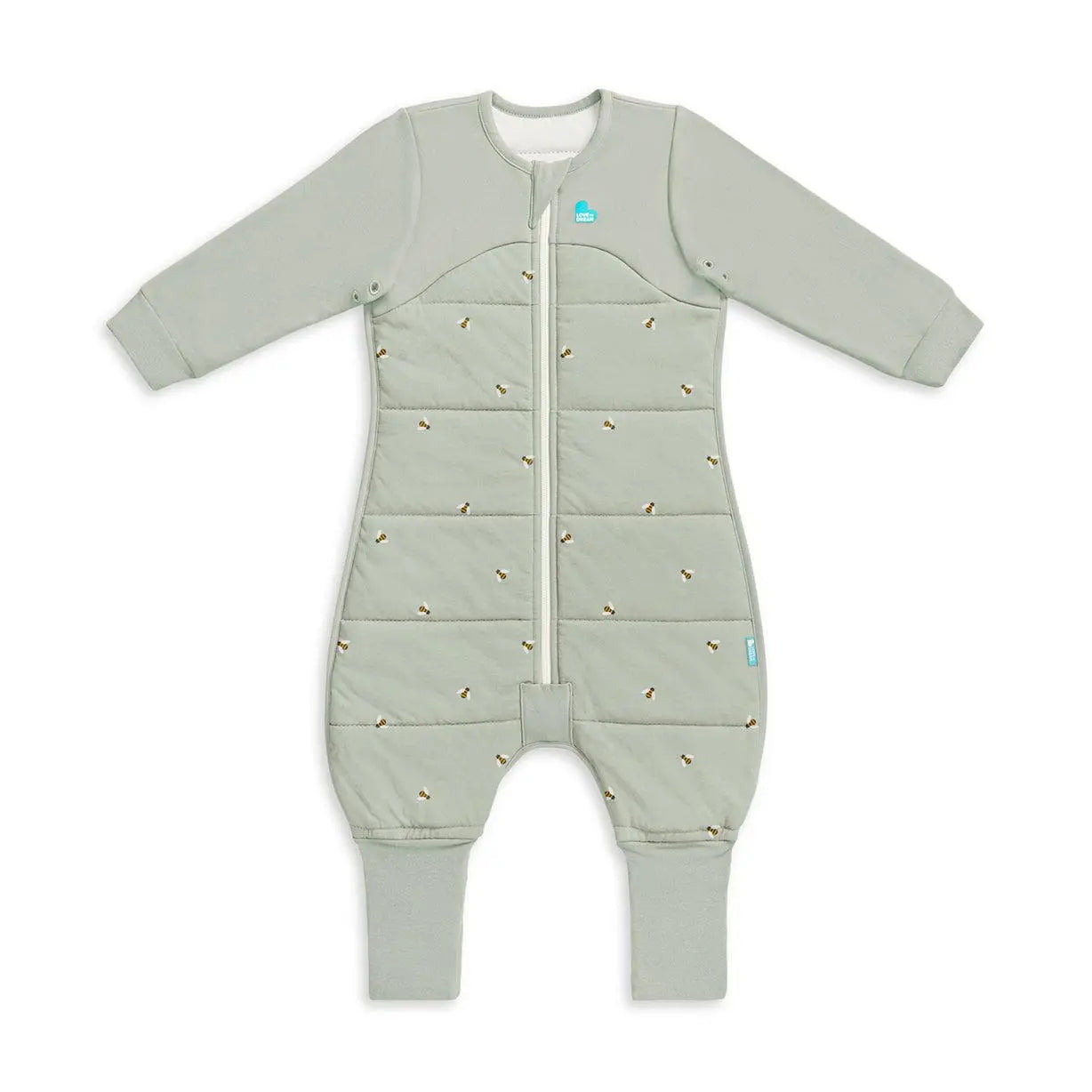 Love to Dream Sleep Suit 2.5 TOG showing legs design for mobile toddler sleepers