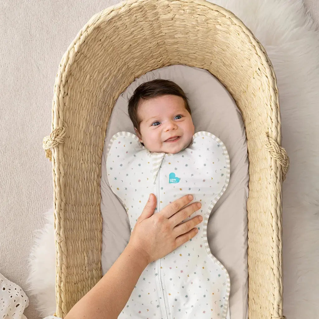 Love to Dream Swaddle Up 0.2 Tog - White Starlight