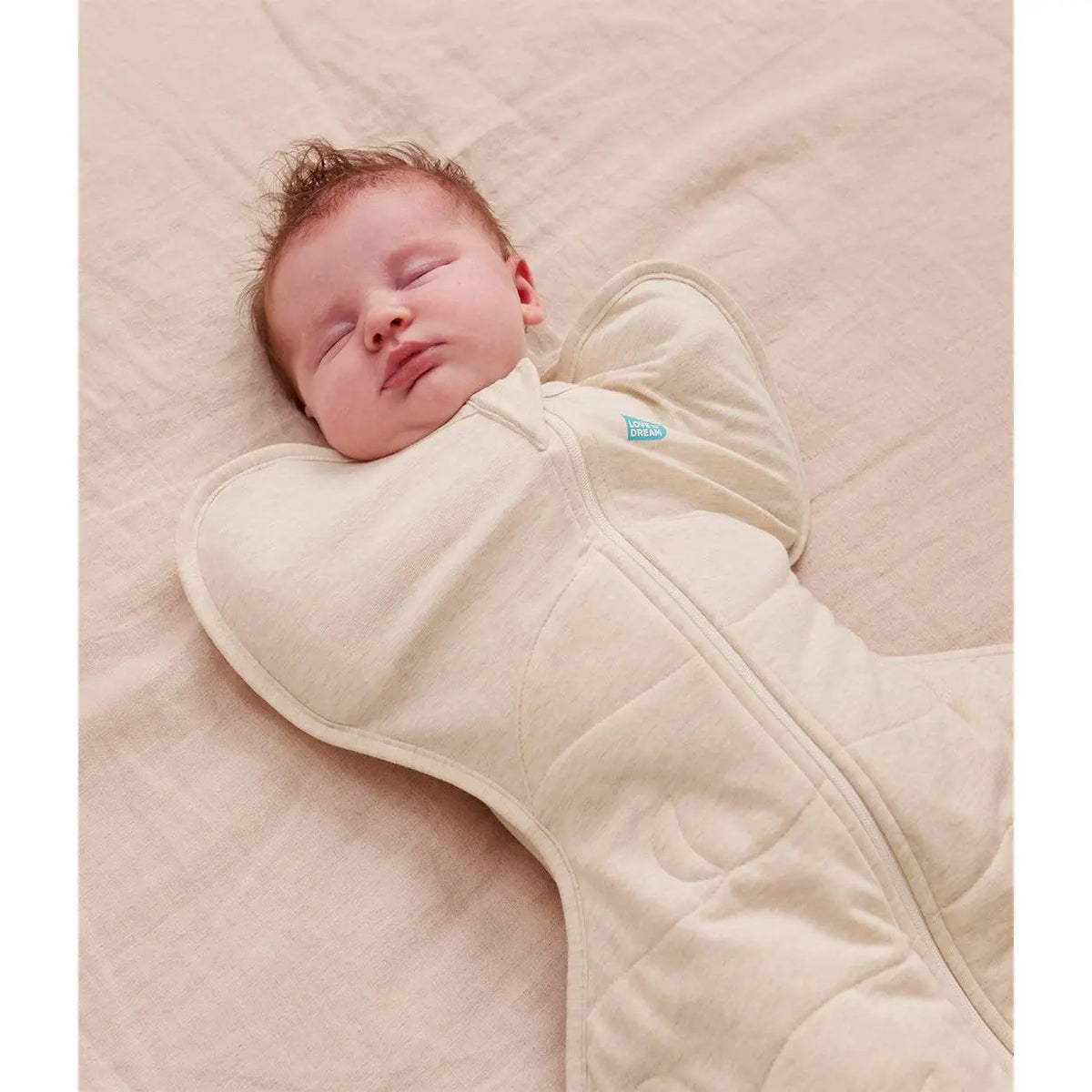 Love to Dream Swaddle Up 3.5 TOG Cotton — size guide Newborn Small Medium