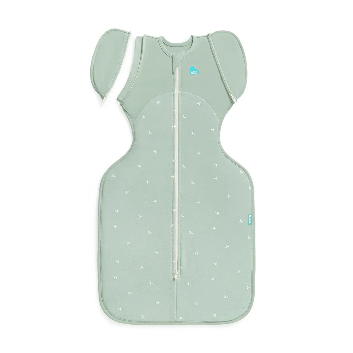 Swaddle Up™ Transition Bag 1.5 TOG Cotton Olive Twigs