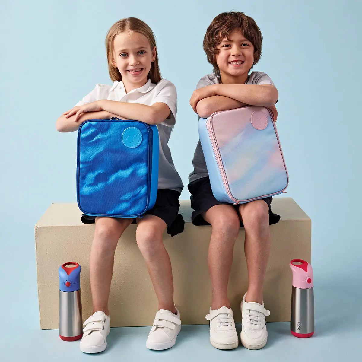 500mL insulated drink bottle - flamingo fizz