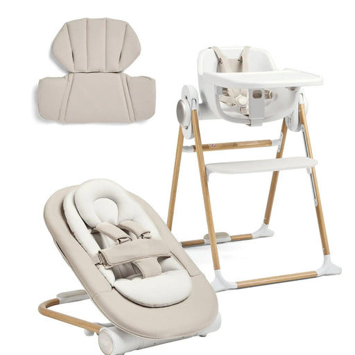 Mamas & Papas Eno Highchair, Bouncer & Cushion Complete Bundle