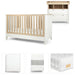 Mamas & Papas Harwell 5 Piece Set with Cot Bed, Dresser Changer, Mattress, Fitted Sheets & Mattress Protector