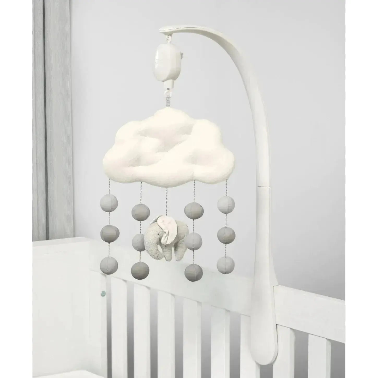 Mamas & Papas Musical Cot Mobile - Elephant Grey