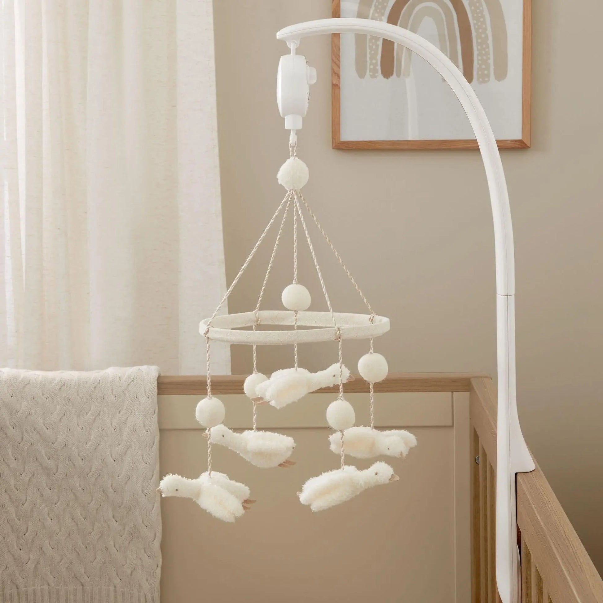 Mamas & Papas Musical Cot Mobile - Welcome to the World Duckling