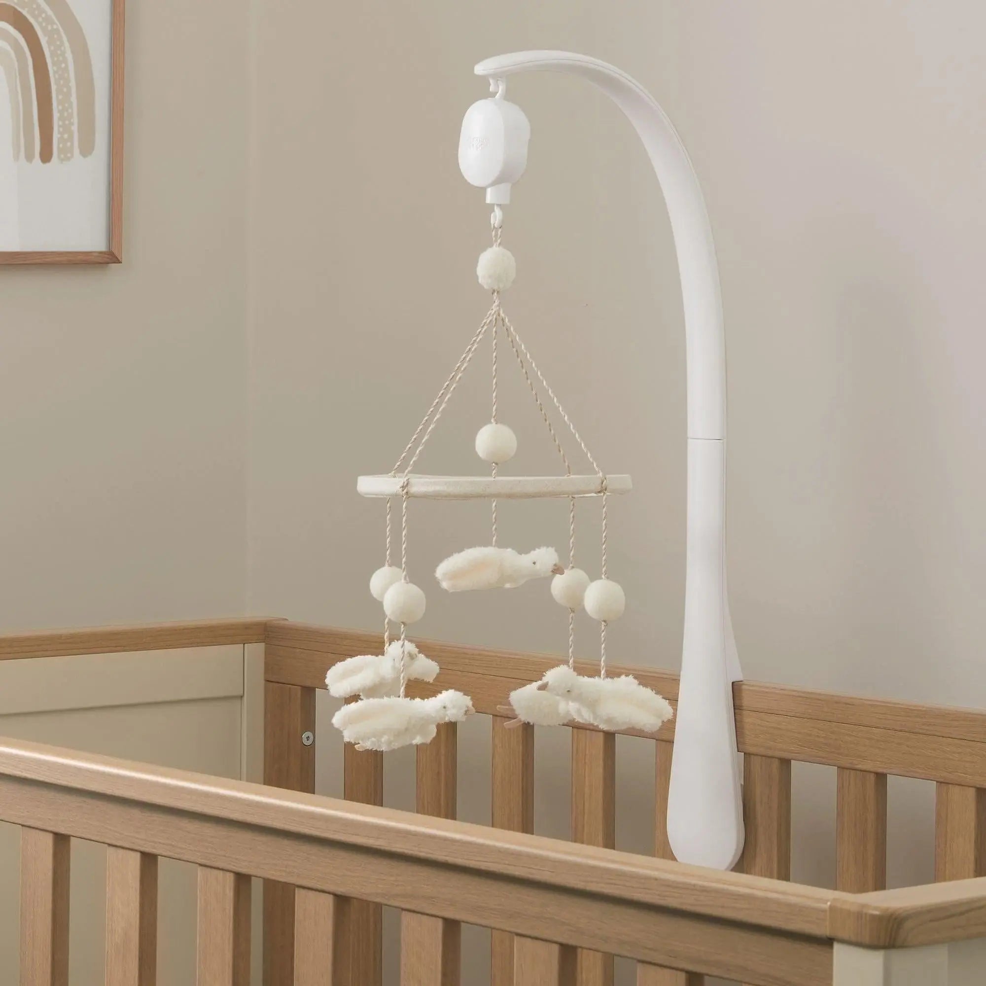 Mamas & Papas Musical Cot Mobile - Welcome to the World Duckling