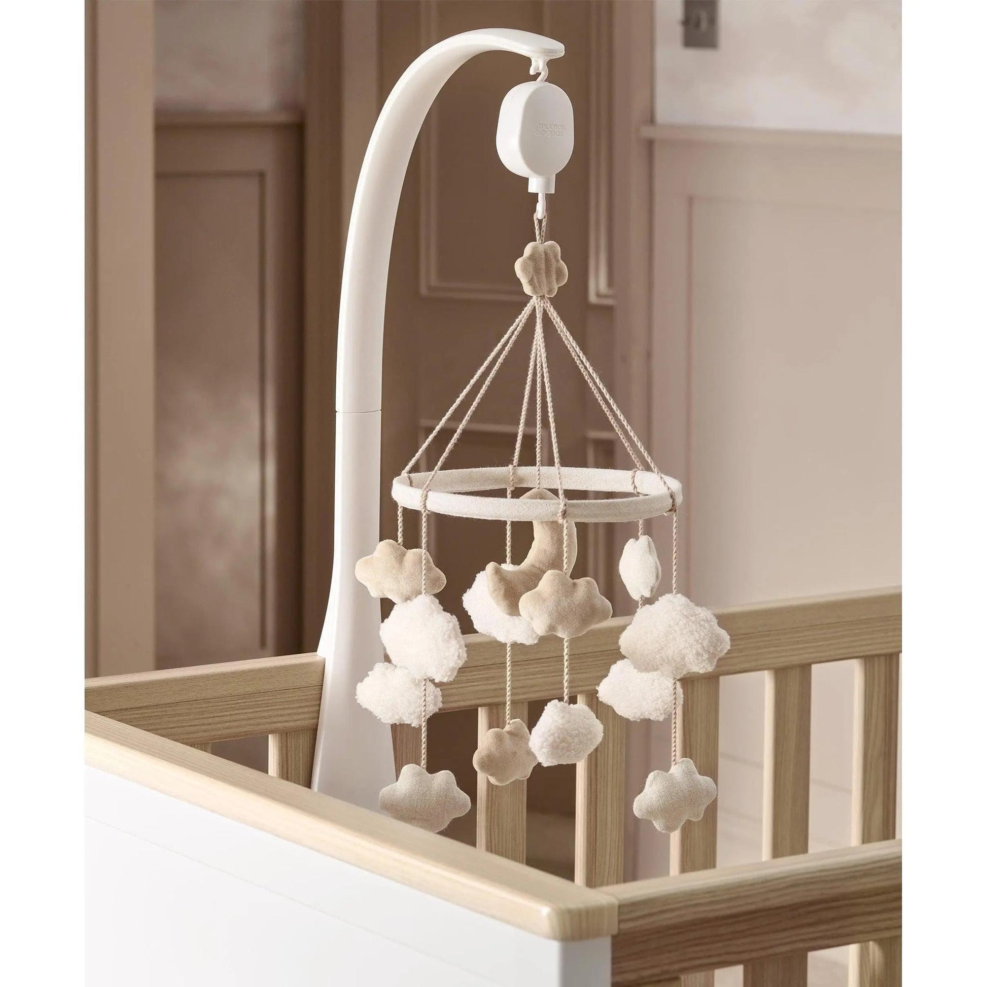 Mamas & Papas Musical Cot Mobile - Welcome to the World Duckling Cloud