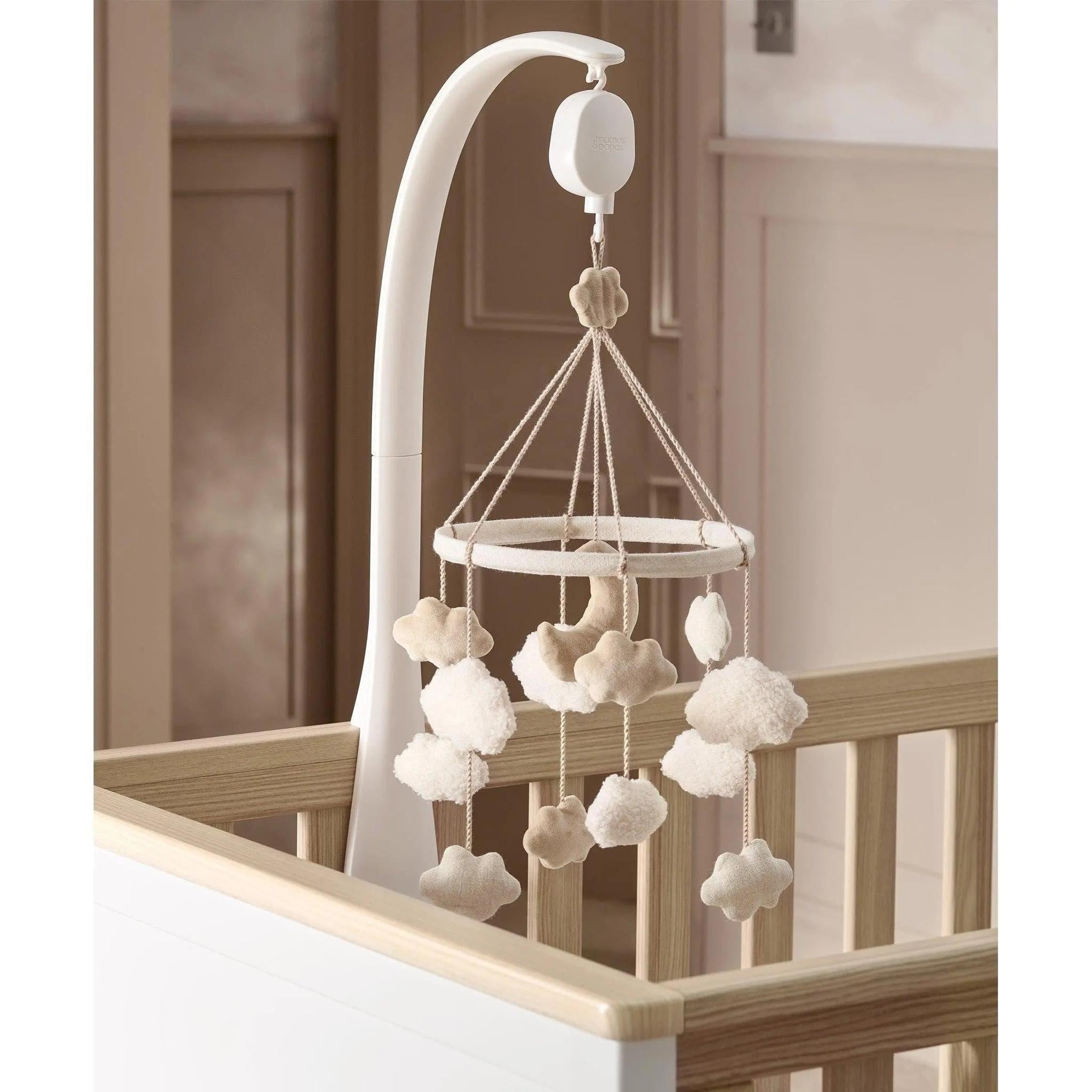 Mamas & Papas Musical Cot Mobile - Welcome to the World Duckling Cloud