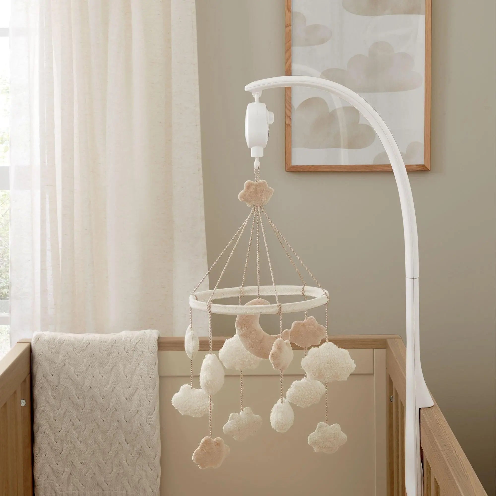 Mamas & Papas Musical Cot Mobile - Welcome to the World Duckling Cloud