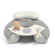 Mamas & Papas Sit & Play Baby Floor Seat - Welcome to the World Grey Born to be Wild