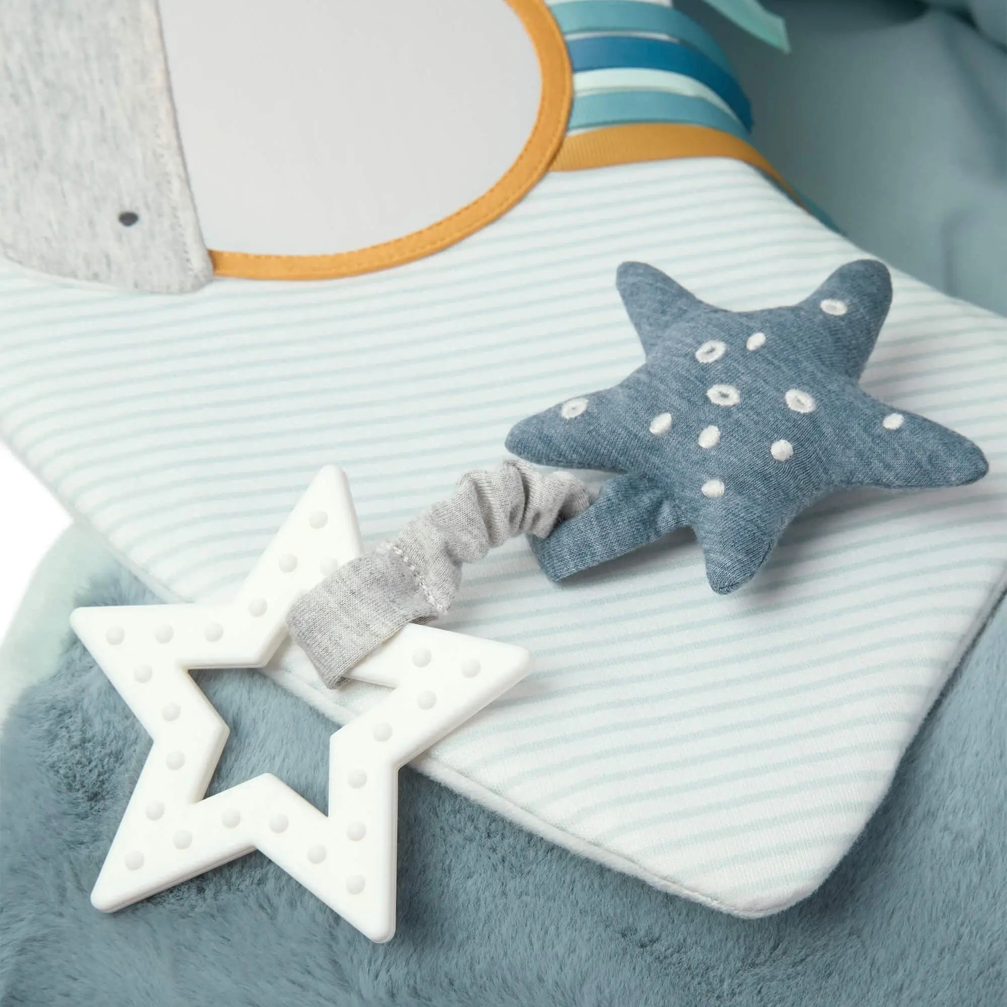 Mamas & Papas Sit & Play Floor Seat - Welcome to the World Blue