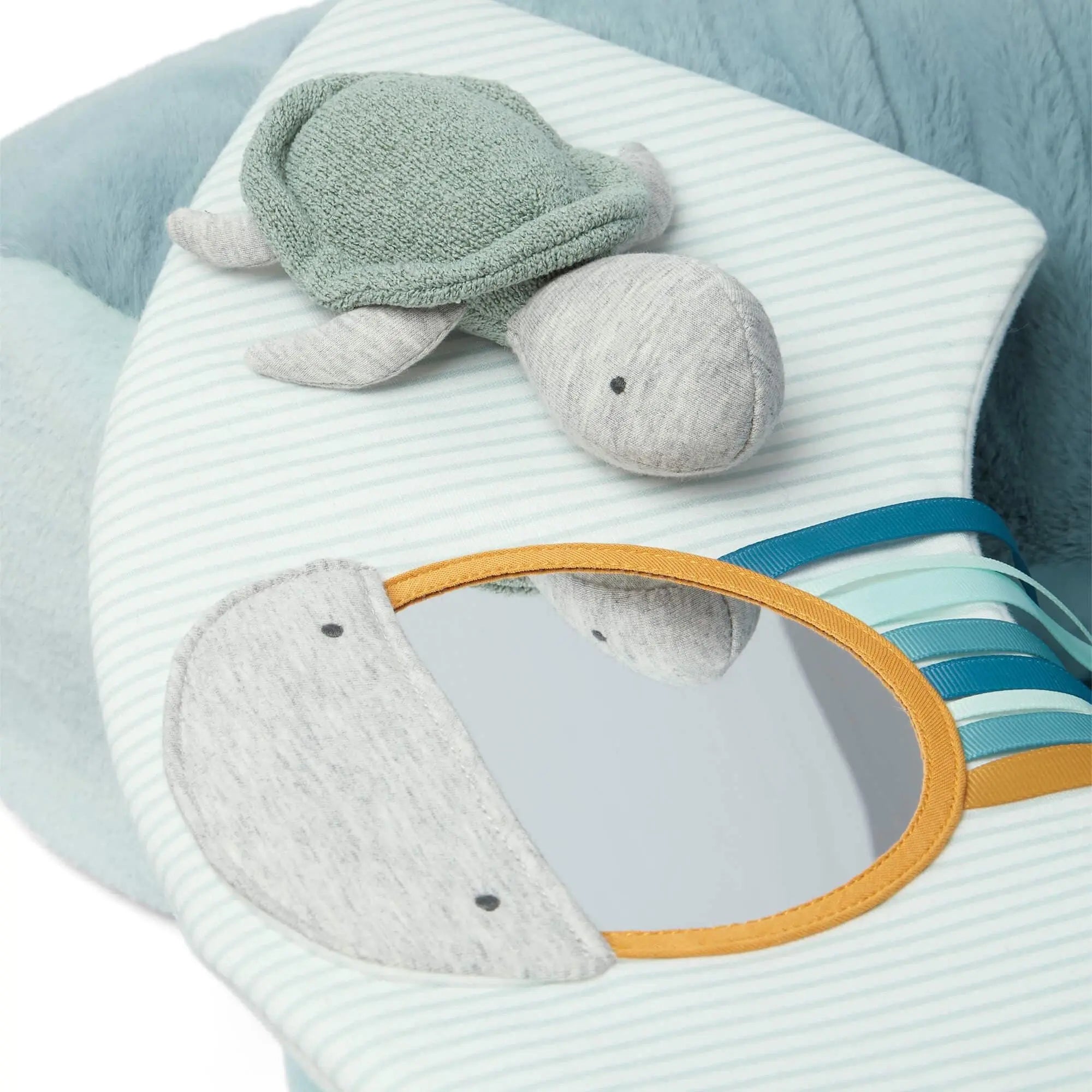 Mamas & Papas Sit & Play Floor Seat - Welcome to the World Blue