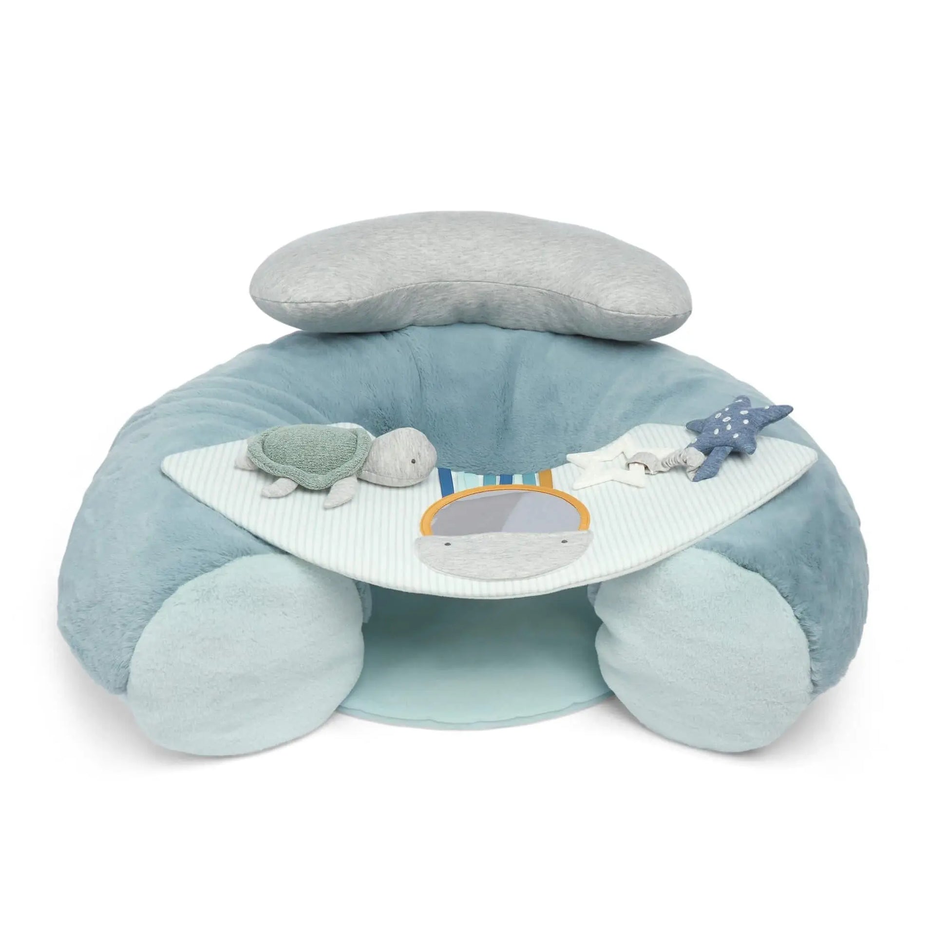Mamas & Papas Sit & Play Floor Seat - Welcome to the World Blue