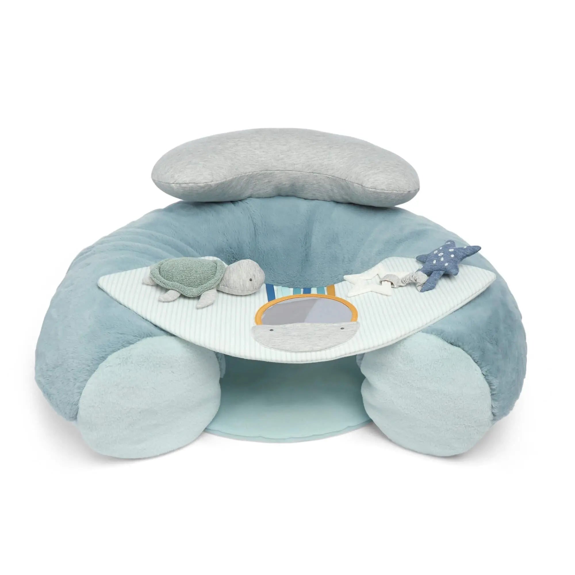 Mamas & Papas Sit & Play Floor Seat - Welcome to the World Blue