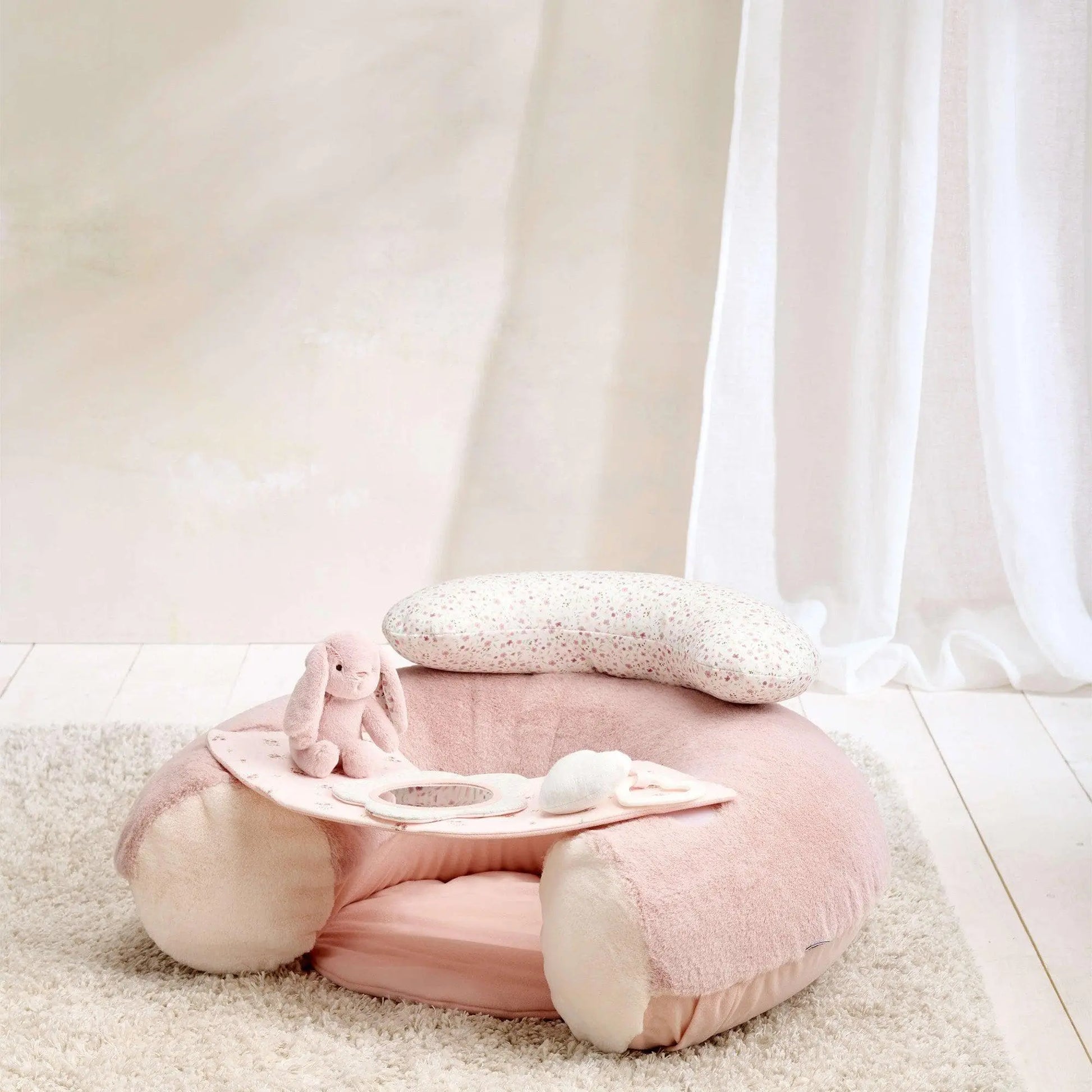 Mamas & Papas Sit & Play Floor Seat - Welcome to the World Pink