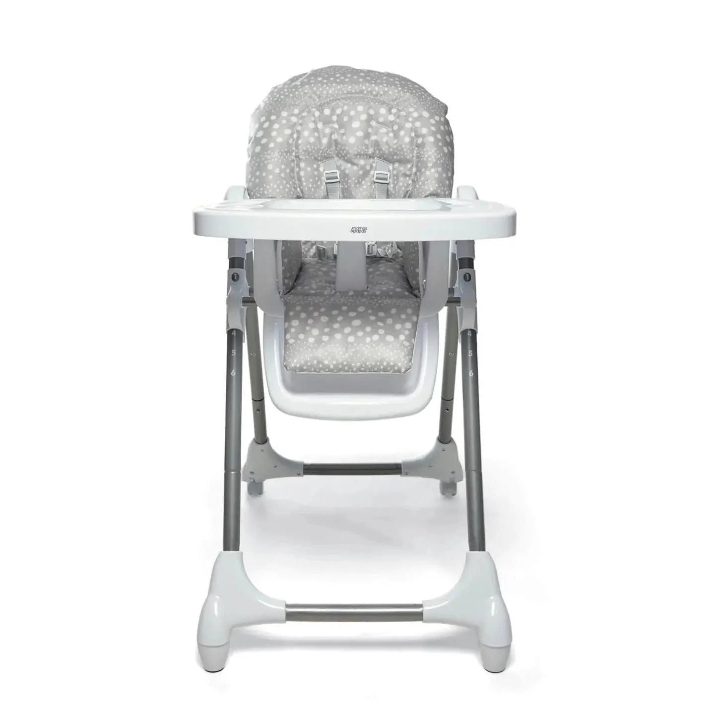 Mamas & Papas Snax Adjustable Highchair with Removable Tray - Grey Spot