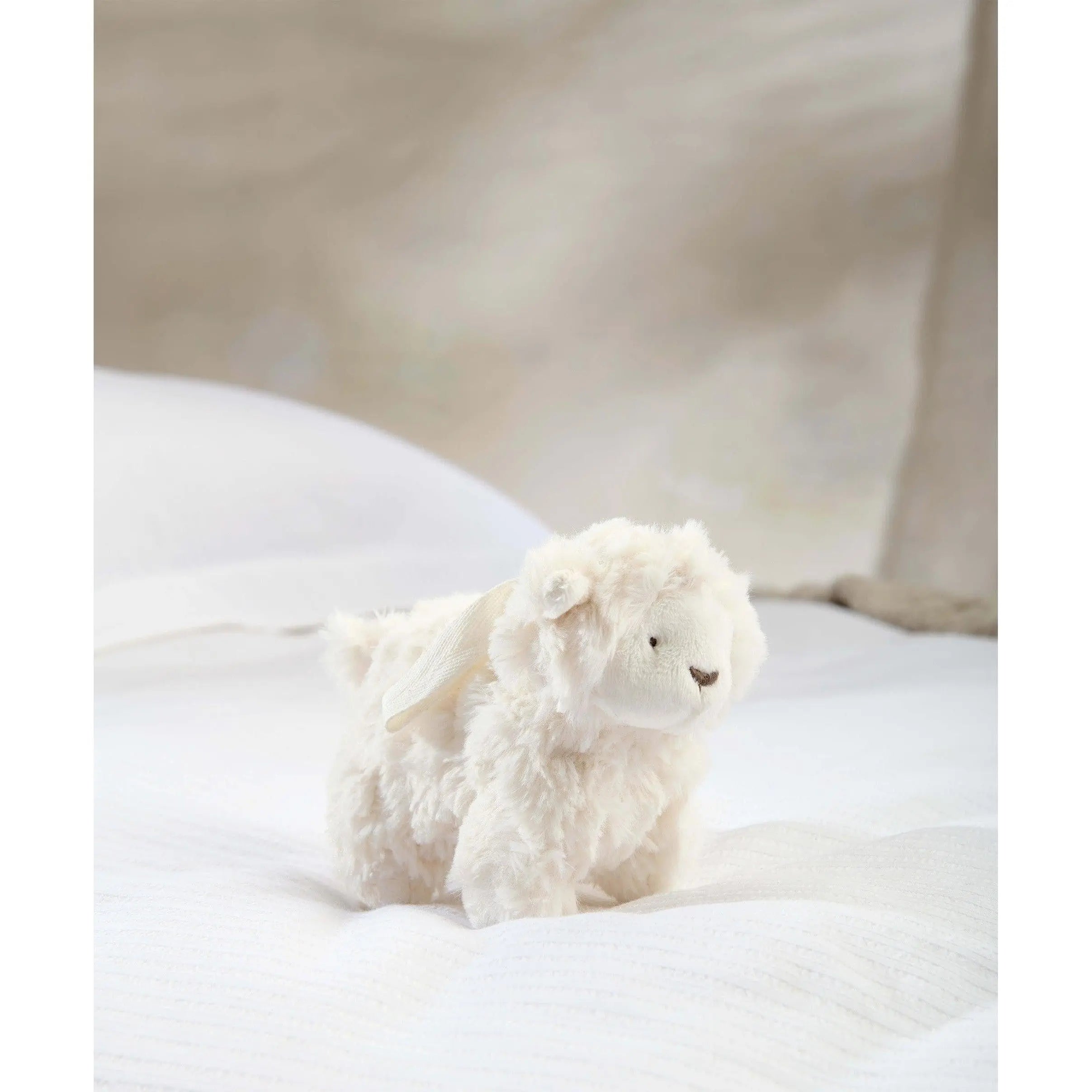 Welcome to the World Lamb Chime Toy by Mamas & Papas — EN71 certified newborn soft toy, from birth