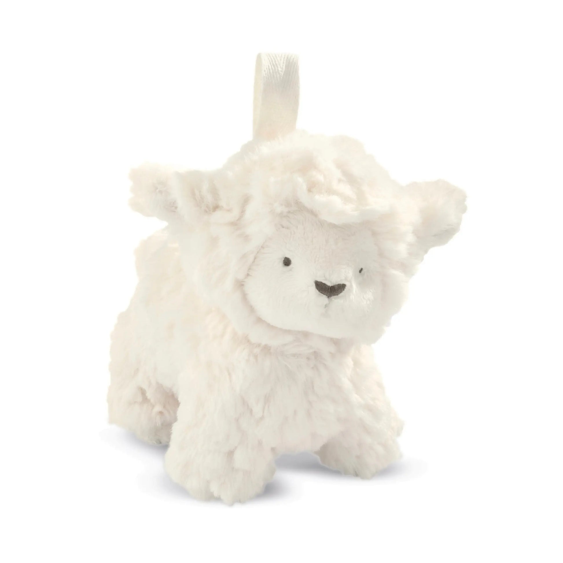 Mamas & Papas WTTW Lamb Chime Soft Toy — super-soft faux fur lamb with hidden chime, ribbon loop