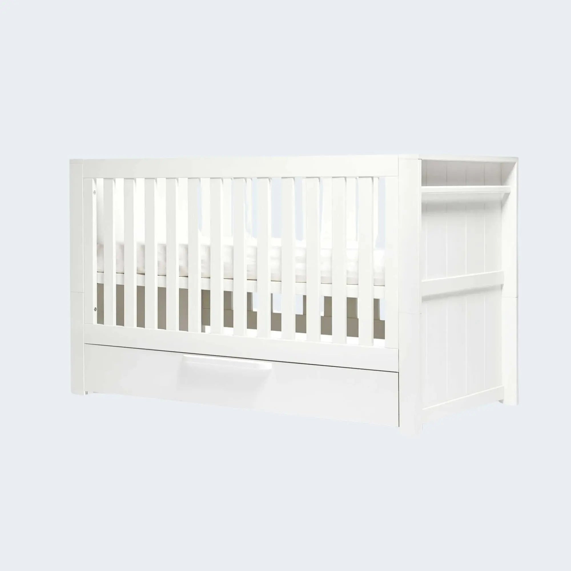 Mamas & Papas Franklin Cotbed - White Wash  