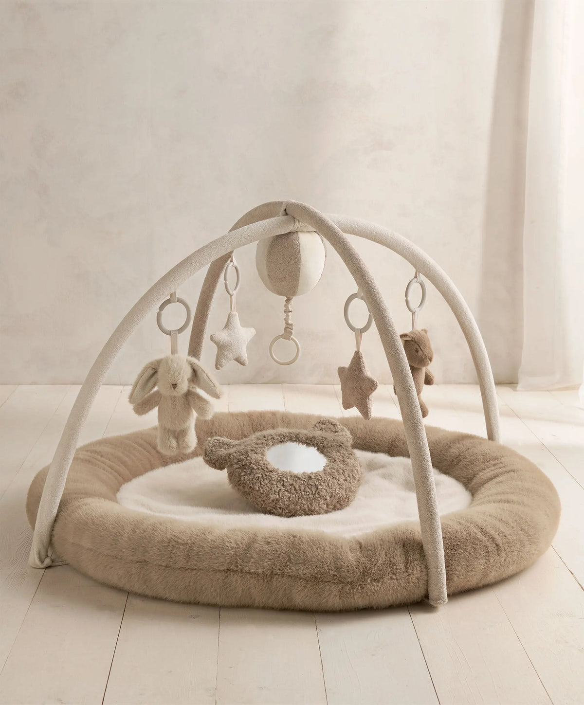 Millie & Boris baby playmat with toy arches