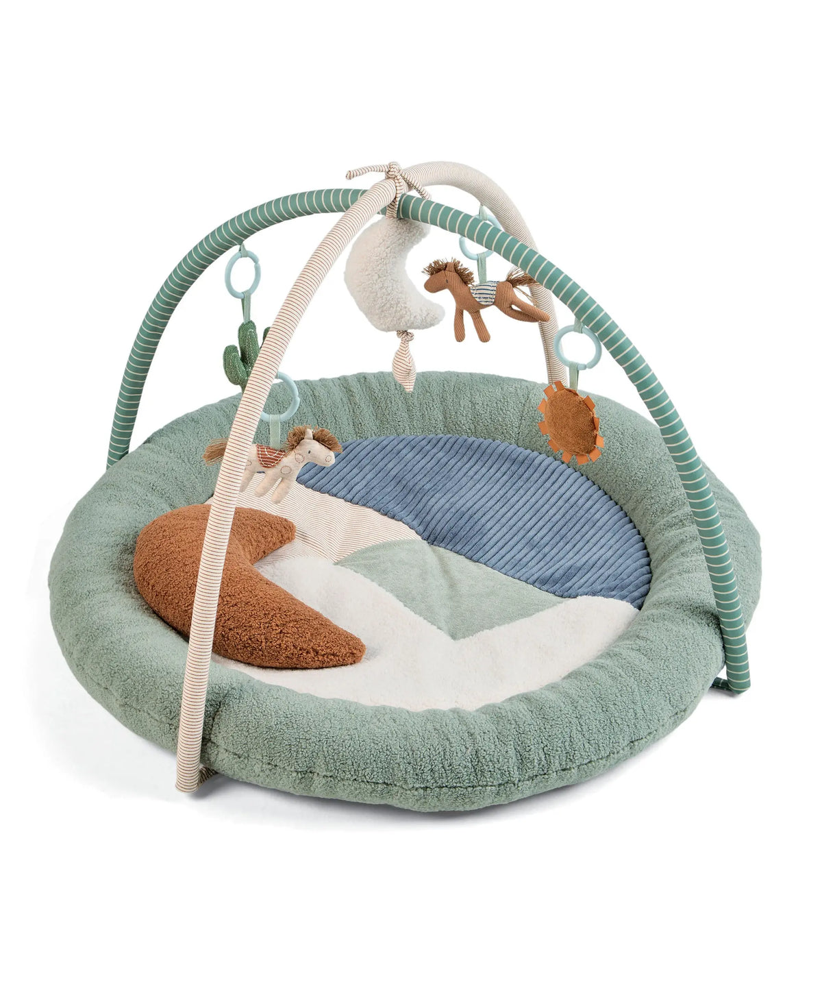 Mamas & Papas Welcome to the World playmat in Pony Express