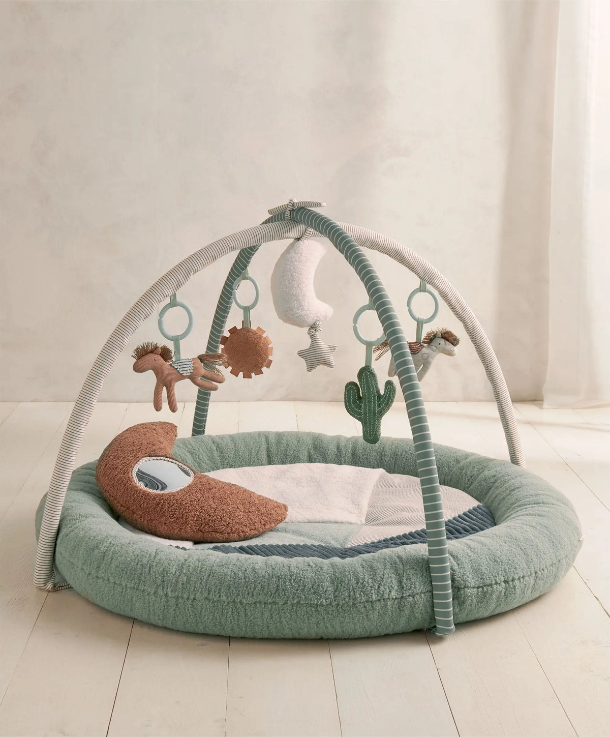 Pony Express rodeo baby playmat with toy arches