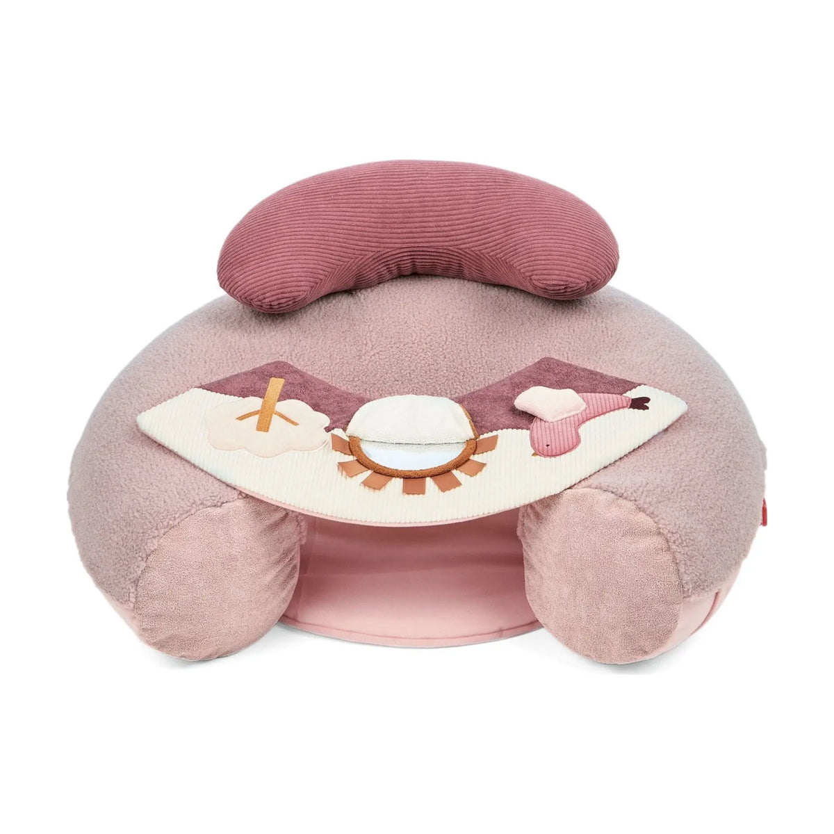 Mamas & Papas Sit & Play floor seat in Welcome to the World Floral, front view