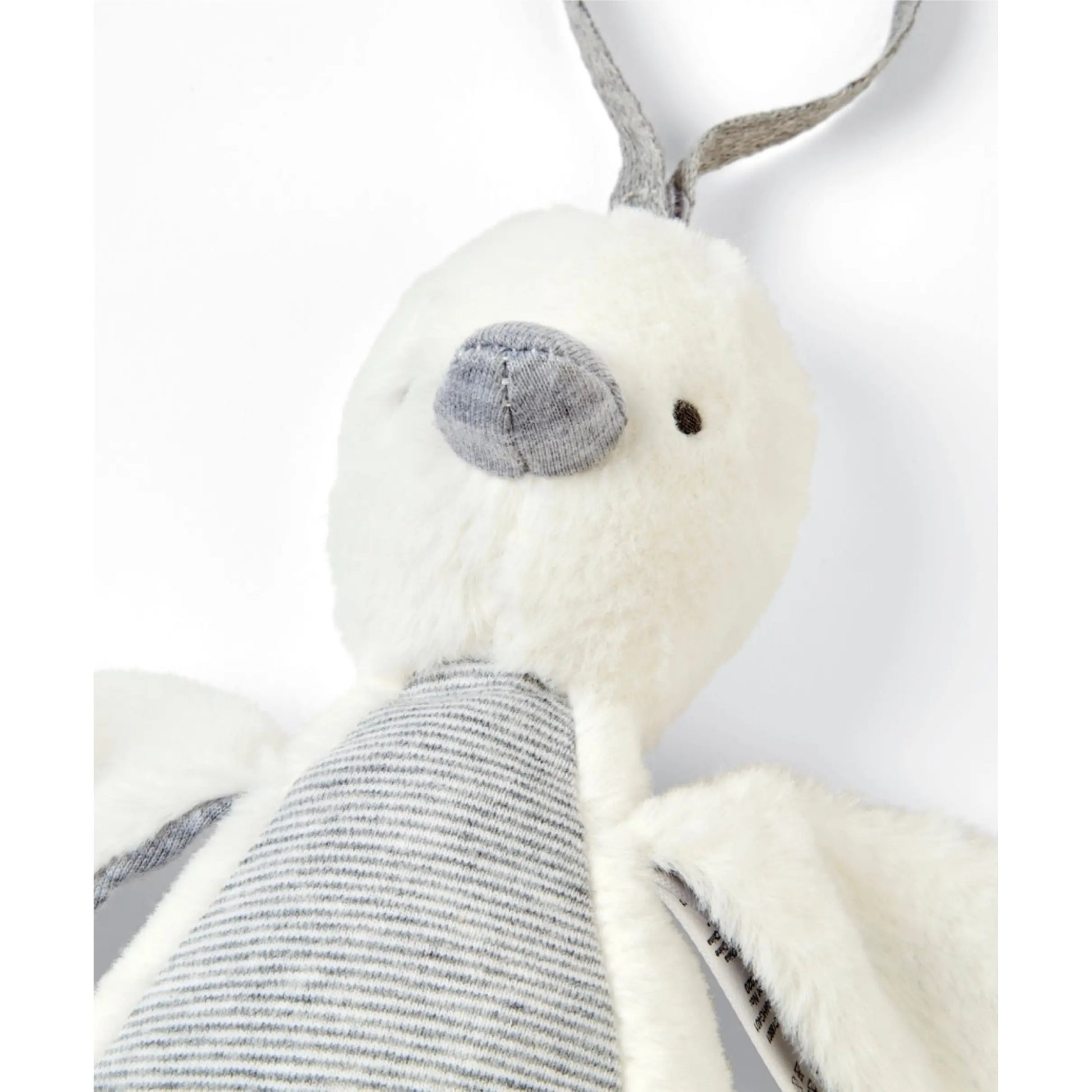 Welcome to the World Chime Duck Grey by Mamas & Papas — clipped to pushchair bar, EN71 certified