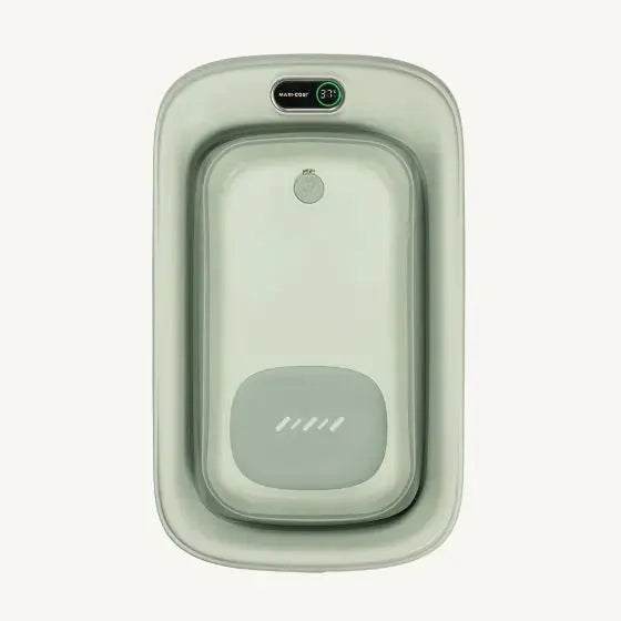 Maxi Cosi Indigo Plus in Sage Green, viewed from above